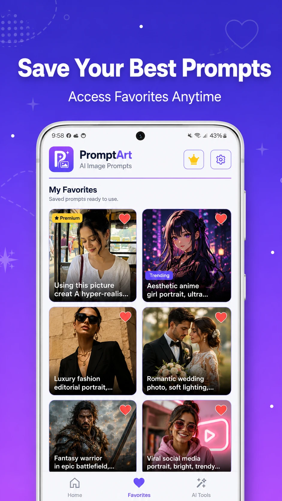 PromptArt – AI Image Prompts screenshot